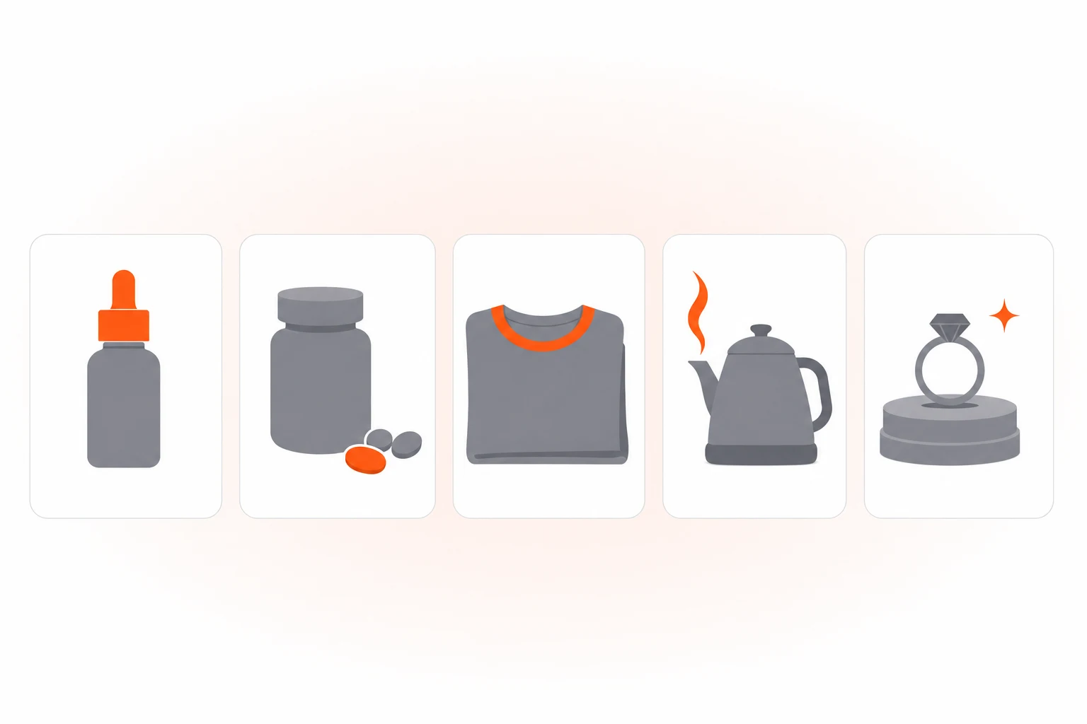 Five Shopify DTC niches that benefit most from AI video ads — skincare serum, supplements, apparel, home goods, and jewelry