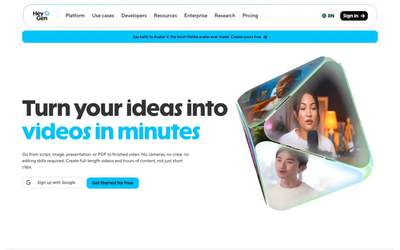 HeyGen screenshot