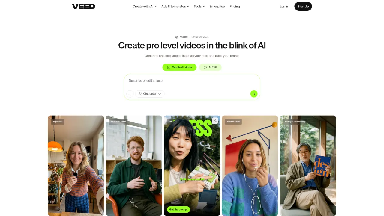 VEED screenshot